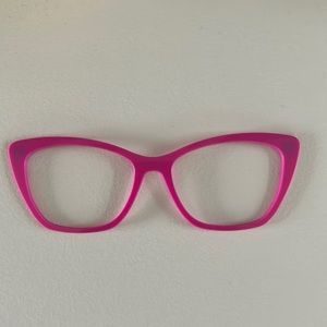 Pair Eyewear pink toppers for Wanda.